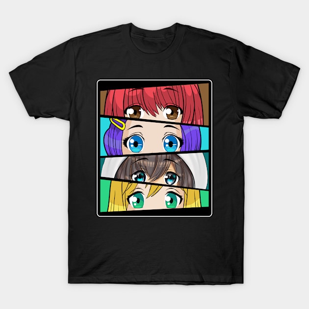 Anime Girl Otaku Ramen Japan Manga Cosplay T-Shirt by bigD